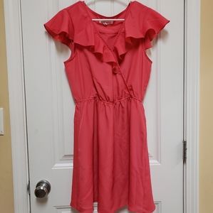 BCBGeneration ruffle yoke dress